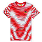 [����]POPEYES BASIC STRIPE T-SHIRTS (TOMATO RED)  P#34617#