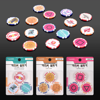 [패션플러스][브라더스골프]코비스 패러디 골프볼마커 카지노볼마커 BM507(41444_5015)