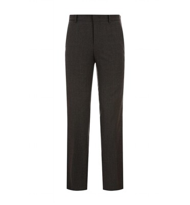 [패션플러스][트레몰로][TREMOLO] 브라운 솔리드 울 팬츠._TGRGBXF8411(42044_TGRGBXF841167)