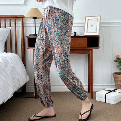 [패션플러스][오노마][오노마] ONM 유니크 오리엔탈패턴 밴딩 여름 쿨 조거바지 (17069142)(49254_17069142)