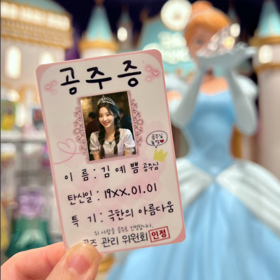 [패션플러스][갓샵]공주증 만들기 커스텀 공주 친구 선물 신박한 킹받는(53374_5006573790)