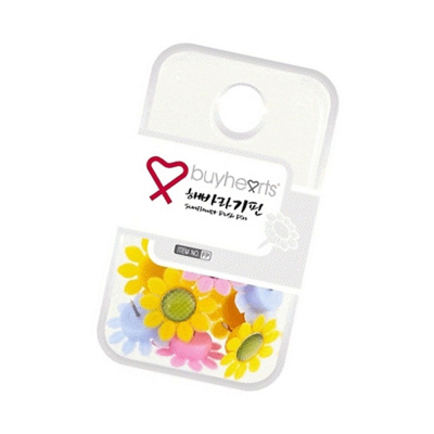 [패션플러스][오너클랜]인기상품 해바라기핀 1set 22mmx14mm 문구 사무 문서 종이 고정 [WC33CBA_250918](54996_WC33CBA_YYH)