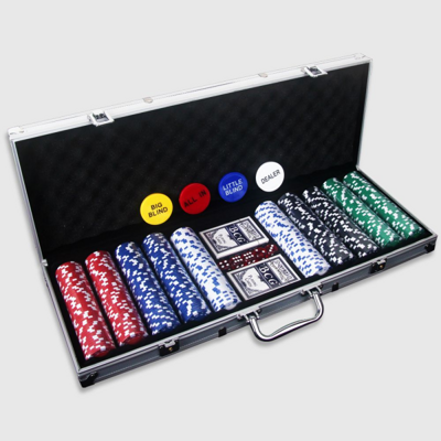 [패션플러스][오너클랜]인기상품 카지노칩 500 세트 포커칩 홀덤칩 카드게임 [WCD05FD_250916](54996_WCD05FD_YYH)