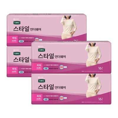 [패션플러스][디펜드]디펜드 스타일 언더웨어 여성 파워 대형 16PX4팩(55410_11041997_24218_4PACK)