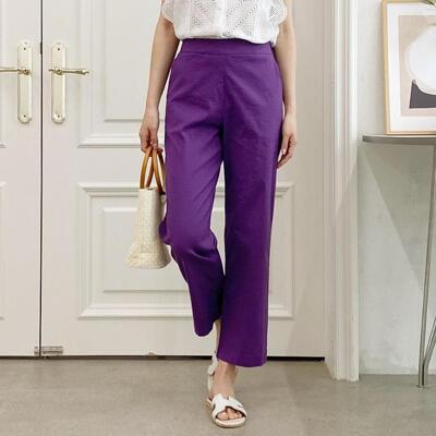 [패션플러스][다잇템]여자 데일리 에시드 마원단 색상 SS 편한 팬츠_3 (41109224)(561642_41109224)