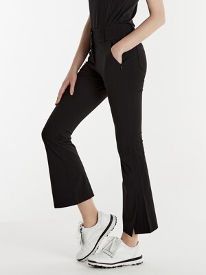 [패션플러스][듀빅][DV] 듀빅 여성 스판 뒤밴딩 세미 부츠컷 팬츠 DE1WPT311BK(566782_5009557983)