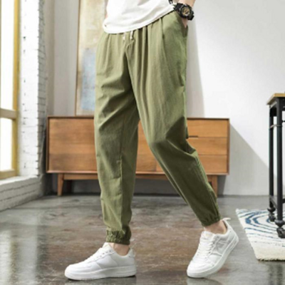 [패션플러스][주식회사 브이와이][JHQRKWBX_4B]허리 밴딩 남성의류사이트 남자 긴바지 (23889268)(567187_23889268)