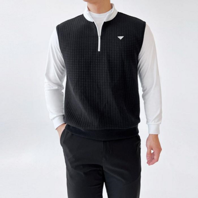 [패션플러스][주식회사 브이와이][JHQRJS7Y_4B]다운블로우DB4FTBK 6505M 골프 v넥 (24087999)(567187_24087999)