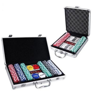 [패션플러스][주식회사 브이와이][JHP42O5S_51DE]홀덤 보드게임 하드케이스 카지노 칩 200p (29665468)(567187_29665468)