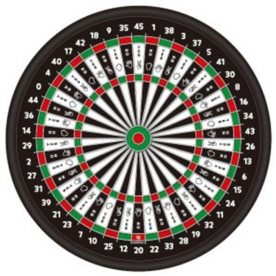 [패션플러스][주식회사 브이와이][JHP4QO46_51GC]원형 자석다트 로또 (920143) (29703099)(567187_29703099)