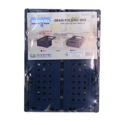 [패션플러스][주식회사 브이와이][JHL13534_51CR]CA261910-N 브레인 폴딩박스(네이비) (29937499)(567187_29937499)