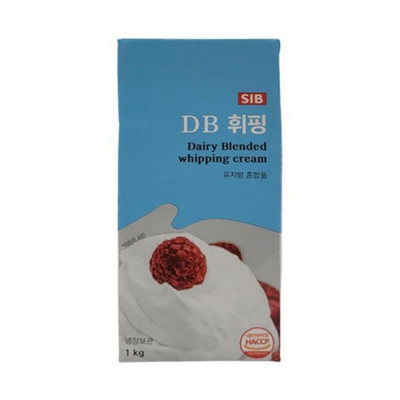 [패션플러스][주식회사 브이와이][JHMMS5ST_52EC]생크림만들기 DB 생크림 휘핑크림 1kg (30796866)(567187_30796866)
