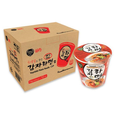 [패션플러스][주식회사 브이와이][JH494T66_52EK]삼육 짜장 감자컵라면73gx12개입 (30818349)(567187_30818349)