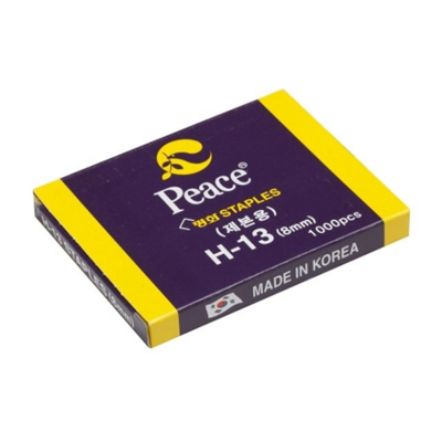 [패션플러스][브이와이]스테플러침 자재 H-13 8mm/1000pcs 갑(10개입)(568134_VCKJN287)