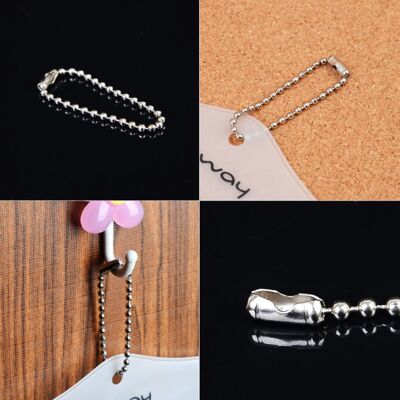 [패션플러스][브이와이]연결링 구슬줄 체인 군번줄 연결 부자재 12개(568134_VCMP8CXN)