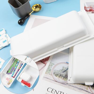 [패션플러스][브이와이]책상 슬라이딩 숨김 서랍 회사 백색 소1P(568134_VCMQ9VCX)