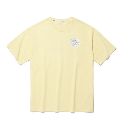 인터크루 유니 디지털로고워터믹스반팔티셔츠 ITA2TR31AYE 옐로우