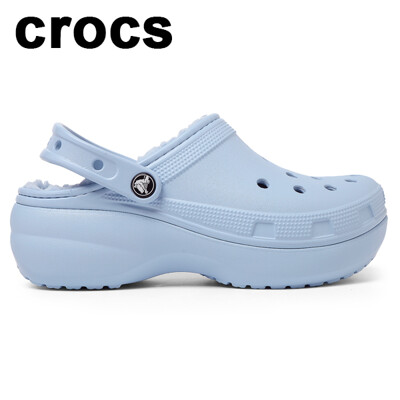 [패션플러스][크록스][크록스] 우먼스 클래식 플랫폼 라인드 클로그 207938-4NS(570568_CROCS_207938_4NS_)
