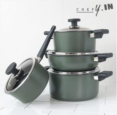 [패션플러스][리빙하우스]셰프와인 DP01 베르떼 IH 프리미엄 냄비 4종세트 (5995313)(571118_5995313)