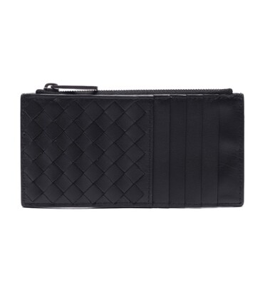 [패션플러스][보테가베네타][보테가베네타] 남성 인트레치아토 지퍼 카드지갑 (566430 V4651 1000 22S)(571803_566430_V4651_1000_267)