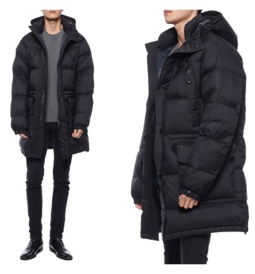 [패션플러스][버버리]21FW 남성 벤슨 다운 롱패딩 (3998239_BLACK_21F)(571808_3998239_BLACK_21F67)
