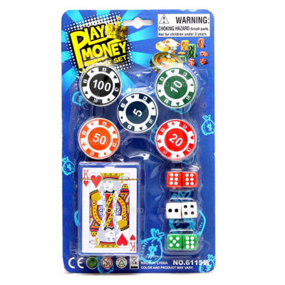 [패션플러스][보드미(유아동)]카드놀이 포커세트 카드 1개 포커칩 25개 주사위6개 포함(572167_PHJ3-WFFS38V)