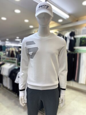 [패션플러스][엘르골프]6I-53351남성 조직감 스웨터(575910_6I-533511)