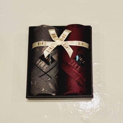 [패션플러스][닥스ACC][대구백화점SG]  DEN105번_남녀2매 선염 손수건 세트(576992_c_S874231877460)