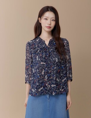 [패션플러스][지센][26FW] 에스닉 블라우스  LFWSQ801(578894_LFWSQ801)