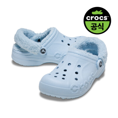 [패션플러스][크록스]성인 BAYA LINED FUZZ STRAP CLOG MBU (25FUCL206633) _(579446_25FUCL206633_Z4JQ)