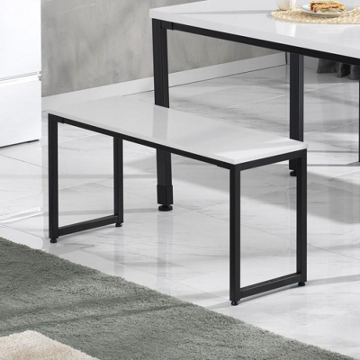 [패션플러스][세븐제이스(7js)][OF95PR4T]철제벤치의자 벨포르 화이트 벤치의자 밴치의 (12243763)(581267_12243763)