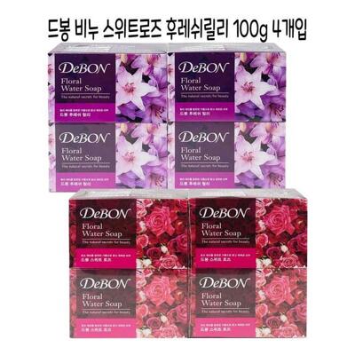 [패션플러스][세븐제이스(7js)][QN39X8XY_58]드봉비누100g 4개입(스위트로즈 (39648217)(581267_39648217)
