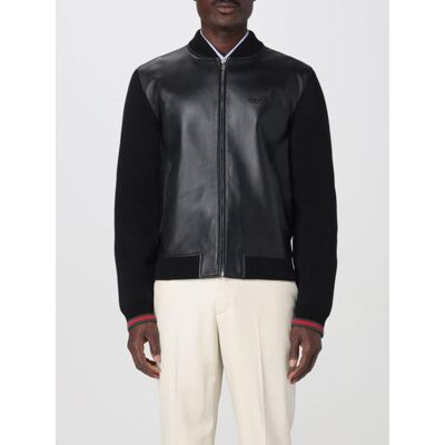 [패션플러스][구찌][해외배송] 25FW 구찌 나파 레더 니트 봄버 자켓 793181XNA29 1060 Black(581770_107173523)