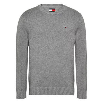 [패션플러스][타미힐피거]타미진스 에센셜 레귤러핏 크루넥 니트 DM0DM11856 GREY HEATHER(582034_5012794104)