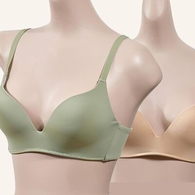 [패션플러스][셀럽하우스]클레오 TLFT3721 누디 노와이어 데일리 브라 C컵 볼륨 브라렛(583093_n625_25_1_WD6B9E7)