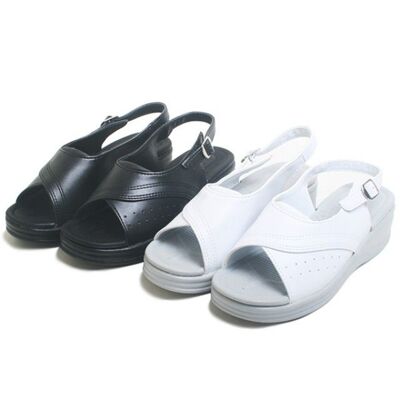 [패션플러스][셀럽하우스]너스 CUBWCDBT 간호원샌들 사무실샌들 옆라인포인트 쿠션샌들(583093_n708_25_2_W703739)