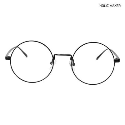 [패션플러스][셀럽하우스]홀릭메이커 VUMCZXJY 안경 뿔테 동그리 실버 패션안경 HVI003(583093_n724_25_2_WFHNR2G)