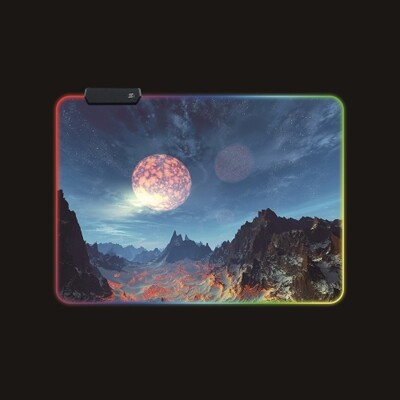 [패션플러스][더블유쇼핑]LED 게이밍 마우스패드 컴퓨터 노트북 레이저패드_10972308_588404(588404_10972308_588404)