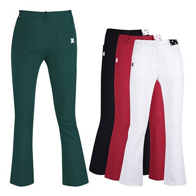 [패션플러스][보스케][보스케] 보스케 여성 가을 골프웨어 편한 스판 반밴딩 부츠컷 골프바지 L420952 (P003388441)(612516_P003388441)