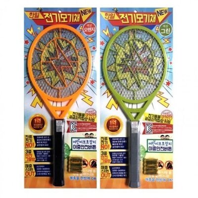 [패션플러스][알티피아][알티피아]전기 모기채 파리채 한일 이중안전버튼 빅사이즈 (WFI8CBA)_631130(631130_53455913_631130)