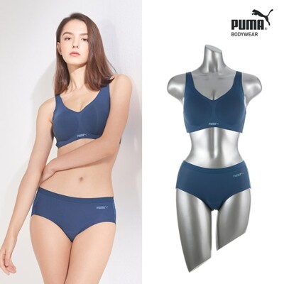 [패션플러스][푸마 골프][푸마][푸마] 스킨라이크 브라팬티 2종 다크블루 여성 최신상_631283(631283_37740628_631283)