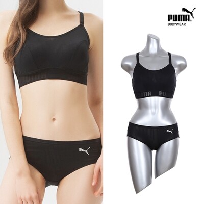 [패션플러스][푸마 골프][푸마][푸마] 파워리프팅 메쉬 노와이어 브라팬티 2종 브라탑블랙_631283(631283_37740675_631283)