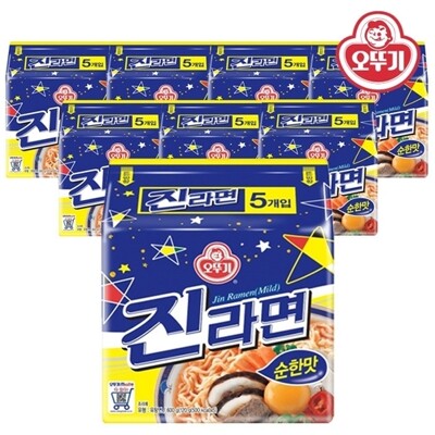 [패션플러스][오뚜기][오뚜기]오뚜기 진라면 순한맛 120g x 40봉 1박스__633721(633721_58970429_633721)