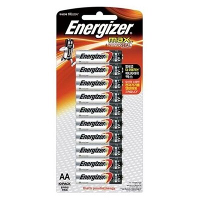 [패션플러스][기타]에너자이저 맥스 건전지(AA10 10개입 LR06 알카라인)_W03F160_635312(635312_42682936_635312)