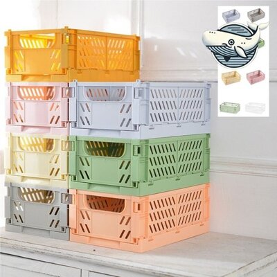 [패션플러스][SK스토아_기타]고품질 다용도 미니 수납 박스 투명 정리함 소형 정리 실용적인디자인 유용한 싱글족 폴딩박스 WFH1UYH_635312(635312_57390264_635312)