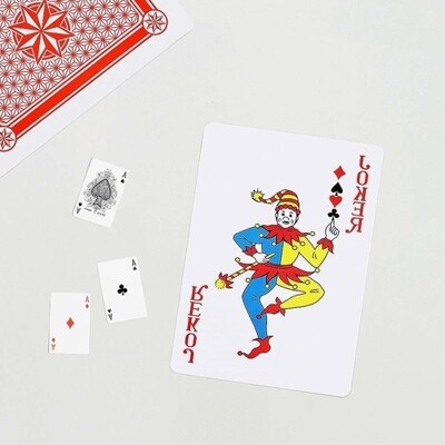 [패션플러스][SK스토아_기타]고품질 대형 포커 카드 25.8x37cm 카지노 놀이 바둑이 명절 코팅 마술 놀이 홀덤 원카드 카지노 WFHRWXA_635312(635312_57972161_635312)