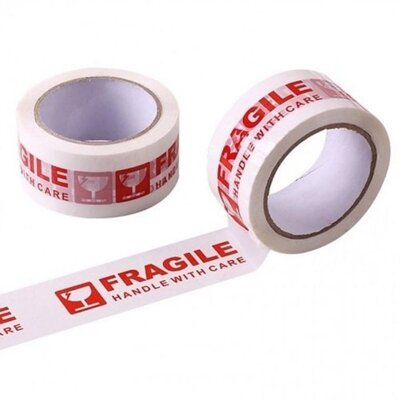 [패션플러스][브이와이][브이와이][VCMQ7RKH]박스 테이프 영문 파손주의 경고테이프 66M_636102(636102_56375549_636102)