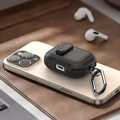 [패션플러스][테일즈][테일즈]에어팟 4세대 케이스 분실방지 자동잠금 투블럭 범퍼케이스_637103(637103_45562686_637103)