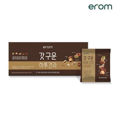 [패션플러스][황성주생식]이롬 갓구운 하루 견과 1박스(20g30포)(639476_6793037)