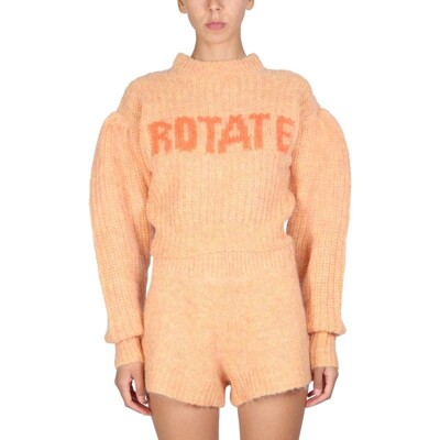 [패션플러스][로테이트비르거크리스텐슨]로테이트 비르거 크리스텐슨 여성 오렌지 ADLEY 크롭 니트 RT151513-1145(656939_5116617)
